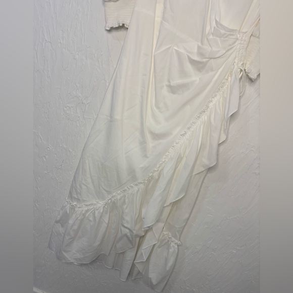 Revolve CINQ A SEPT Kacy Midi Dress in White Size 6 - Picture 5 of 9